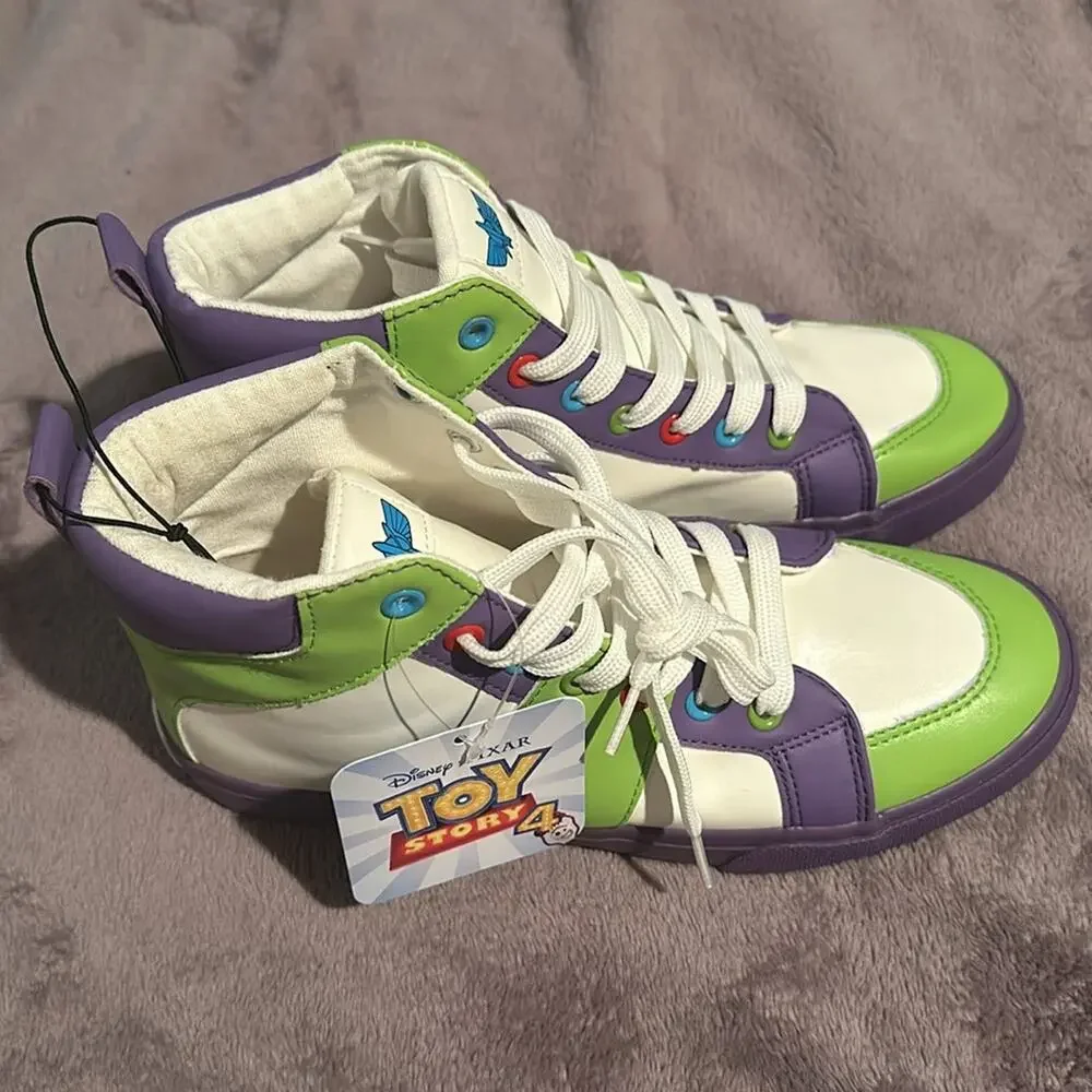 NWT Disney Pixar Toy Story 4 Buzz Light Year High Tops Sneakers M7 W970-000